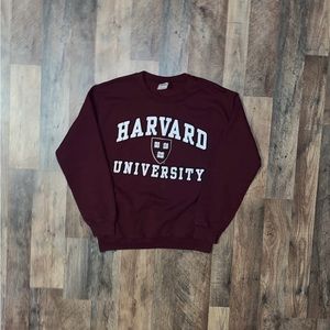 Harvard University Crimson Maroon Crewneck (Small)